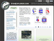 Tablet Screenshot of fishexplorer.com